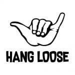 Hang Loose sticker decal