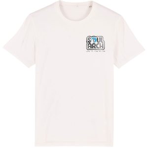 faded logo off white t shirt