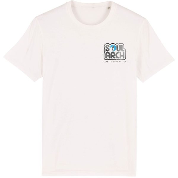 faded logo off white t shirt