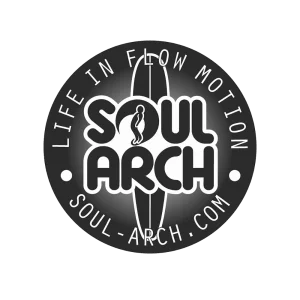soul arch round sticker