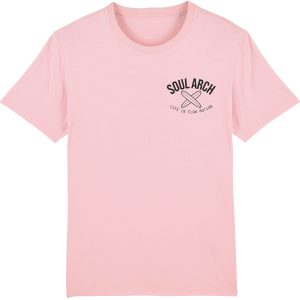 womens cross boards pink t shirt