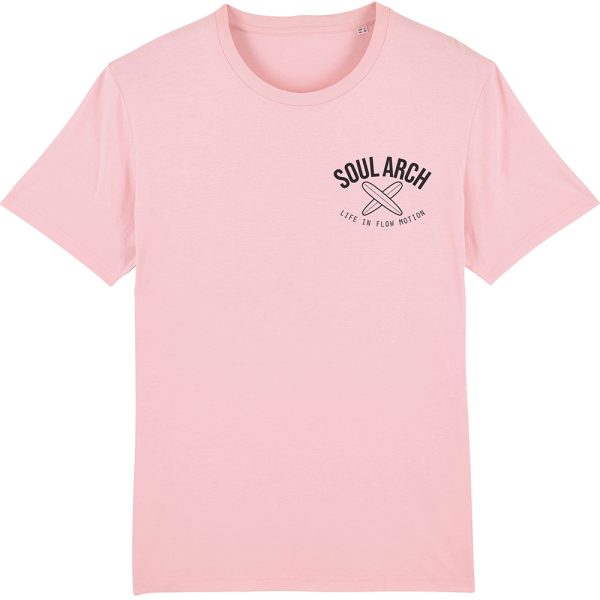 womens cross boards pink t shirt