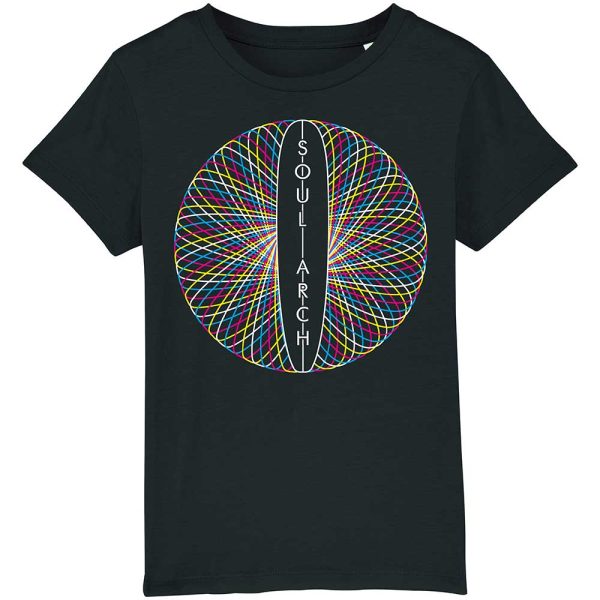 kids sphere black t shirt