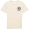 halftone logo natural t shirt
