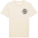 halftone logo natural t shirt