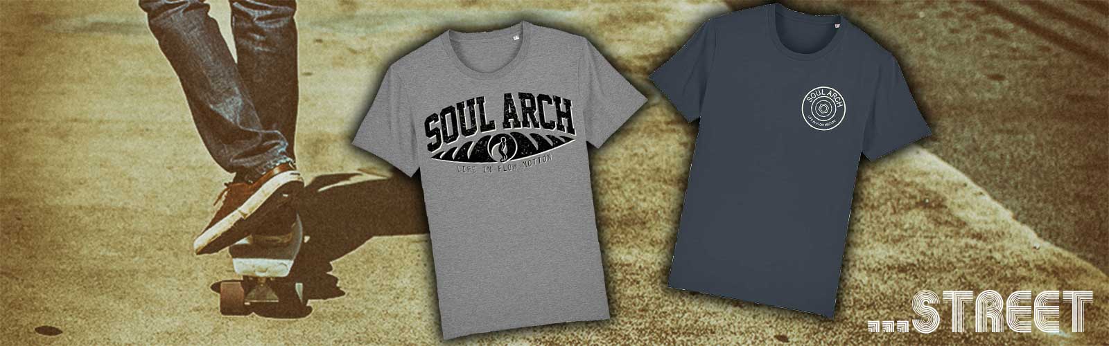 Soul Arch skate and casual wear, tees and hoodies