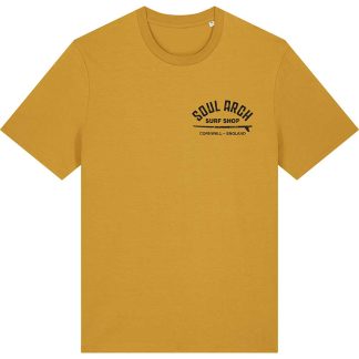 surf shop ochre t shirt front