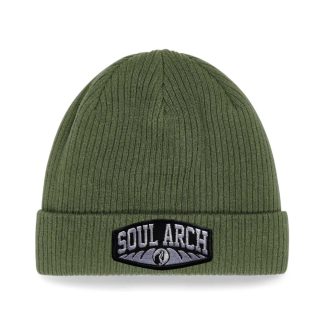 organic beanie olive