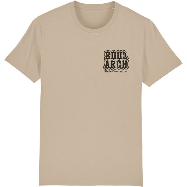 skull & cross boards desert dusk t shirt front